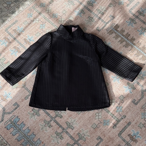 BURU x Mary Orton Mod Top in Black Dot | Size Small NWT - Picture 3 of 6